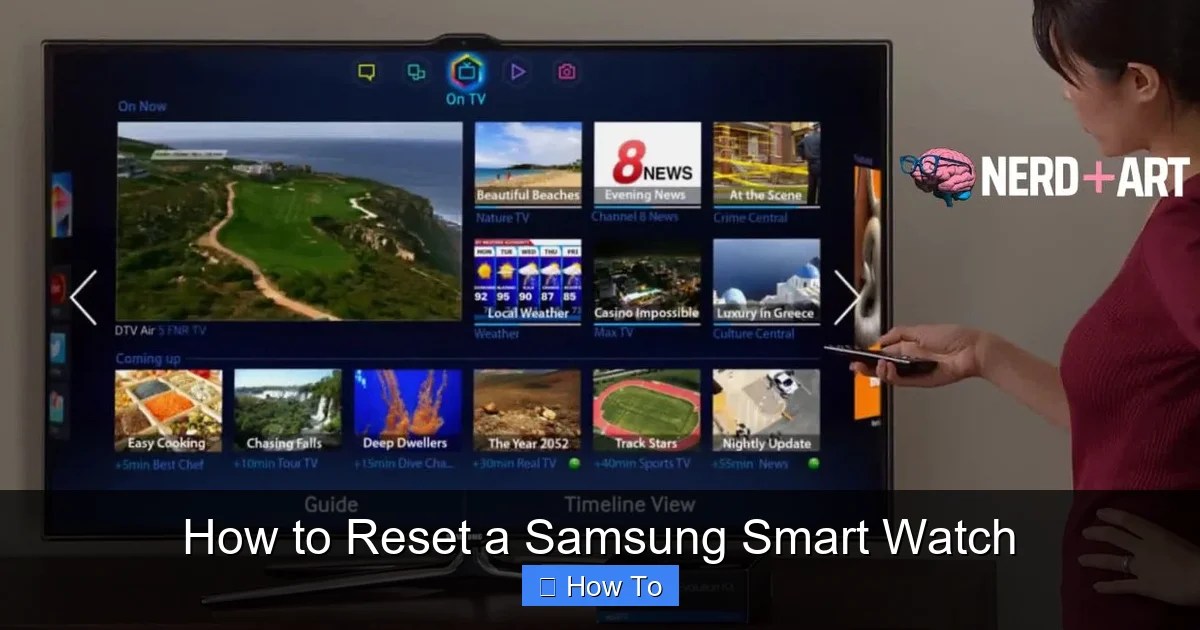 How to Reset a Samsung Smart Watch