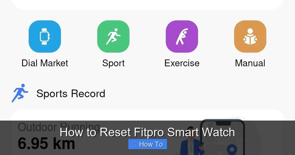 How to Reset Fitpro Smart Watch