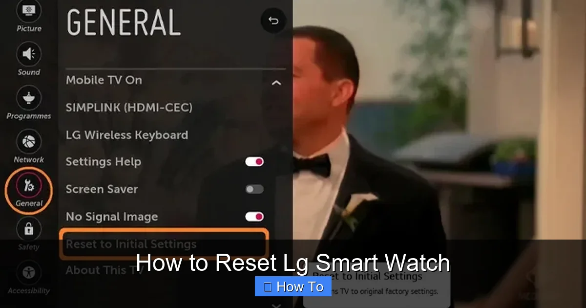 How to Reset Lg Smart Watch