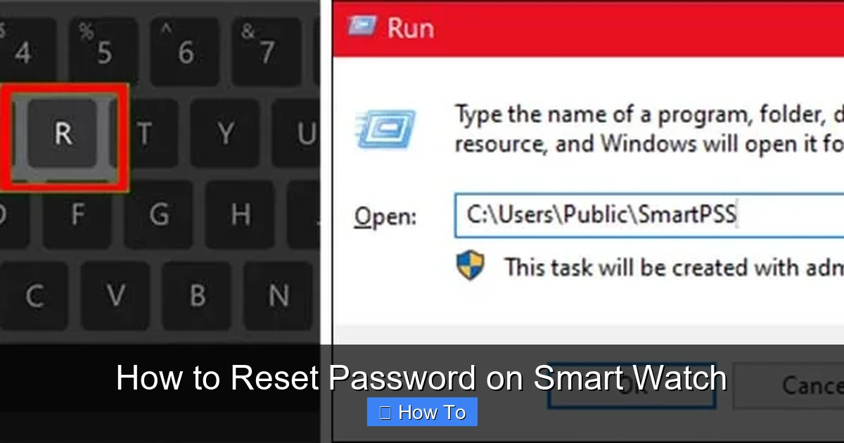 How to Reset Password on Smart Watch