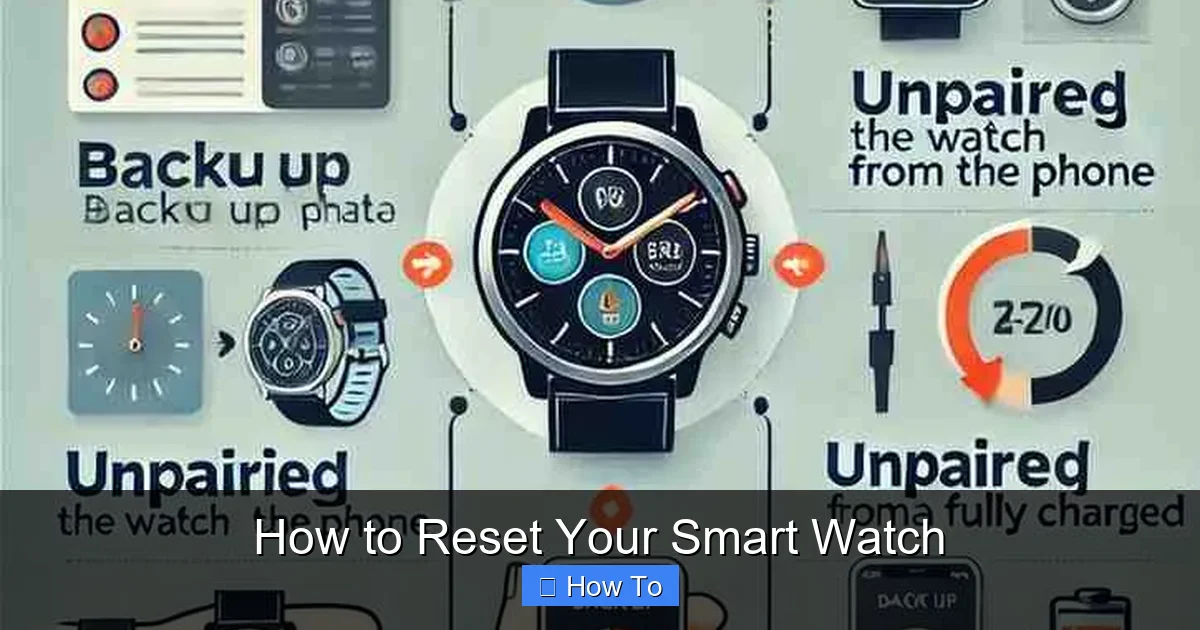 How to Reset Your Smart Watch