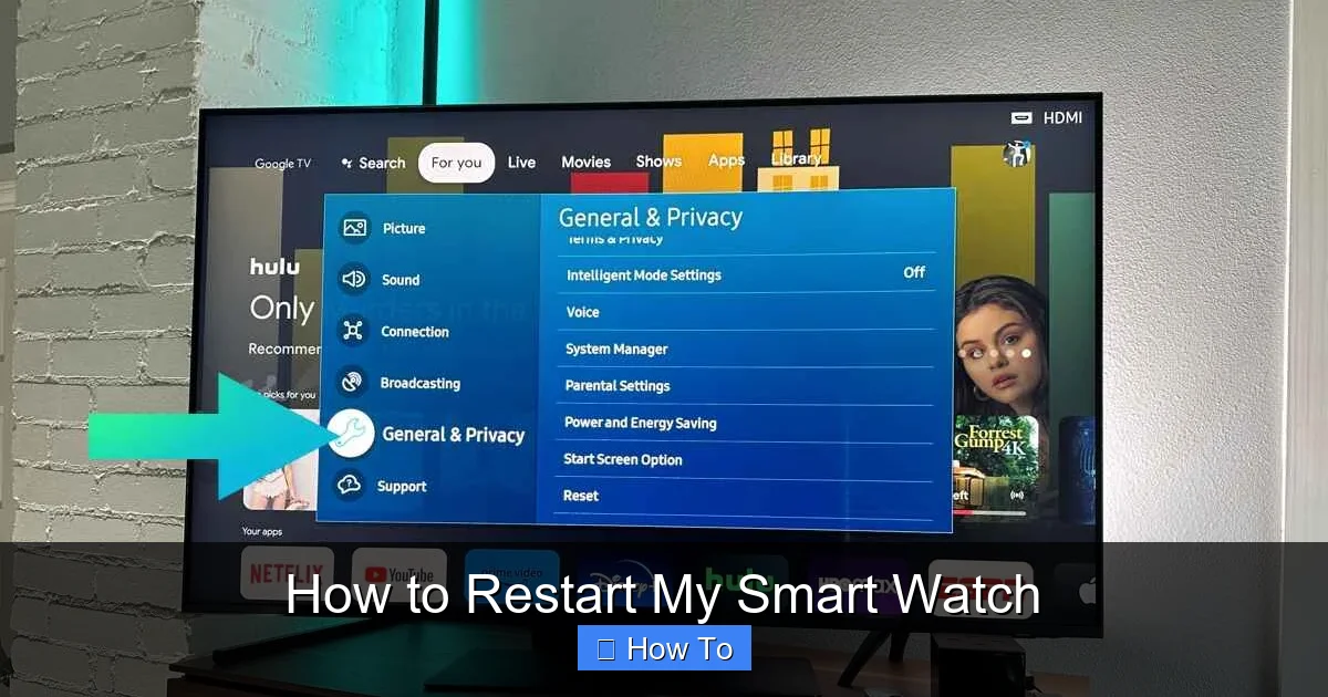 How to Restart My Smart Watch