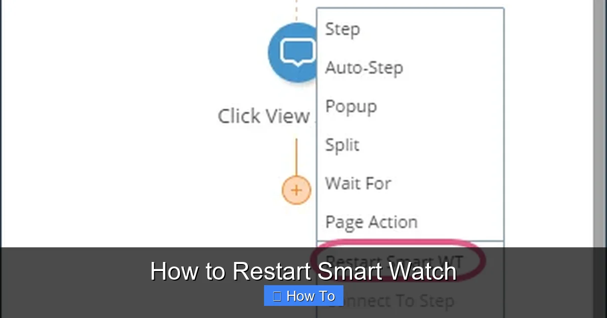 How to Restart Smart Watch