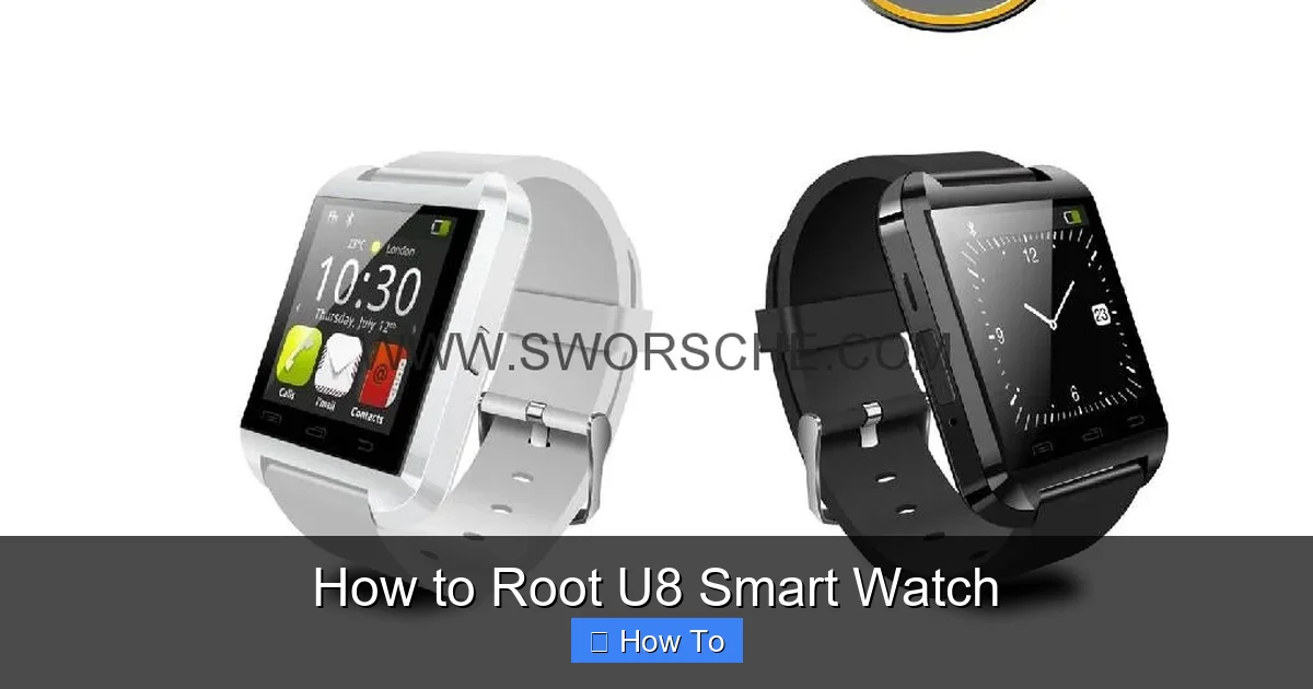 How to Root U8 Smart Watch