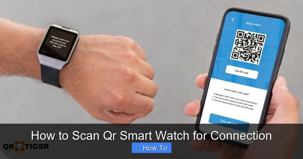 How to Scan Qr Smart Watch for Connection