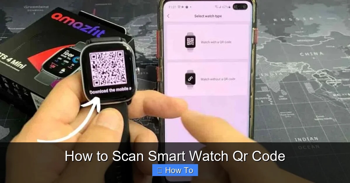 How to Scan Smart Watch Qr Code