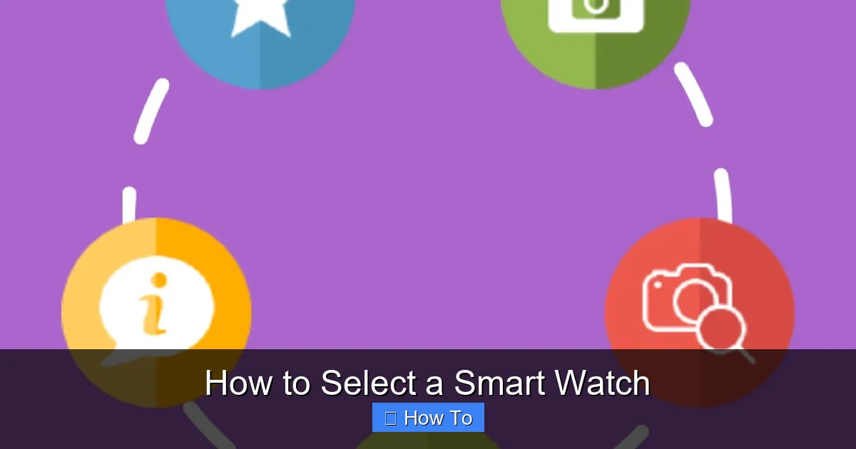 How to Select a Smart Watch