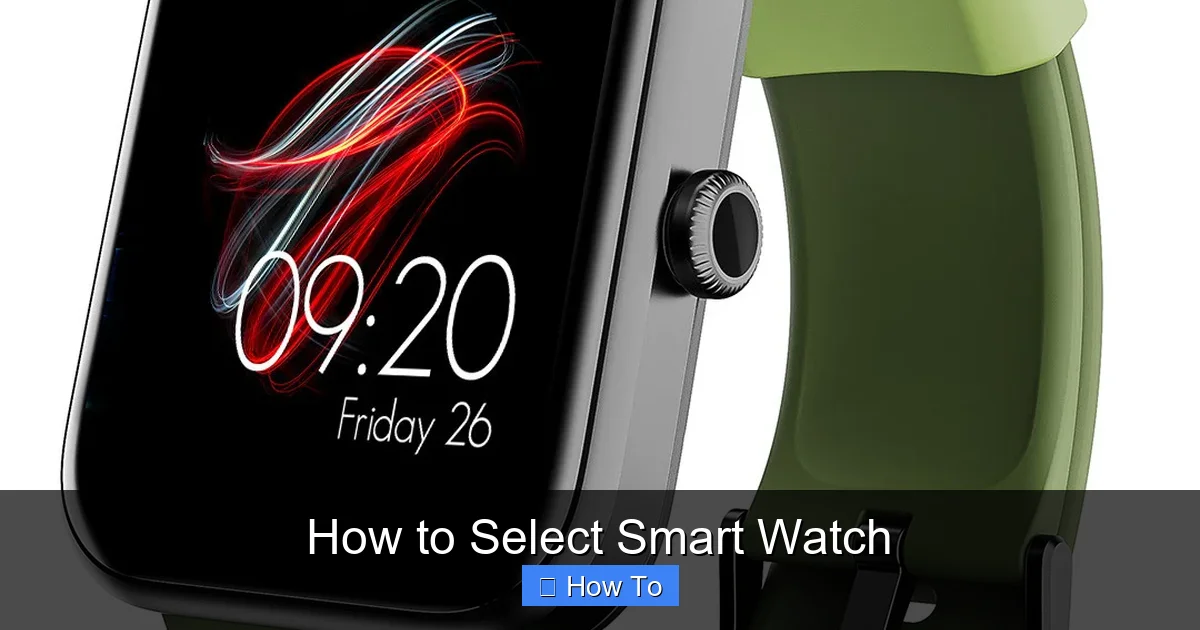 How to Select Smart Watch