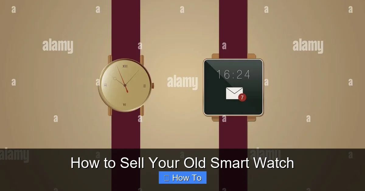 How to Sell Your Old Smart Watch