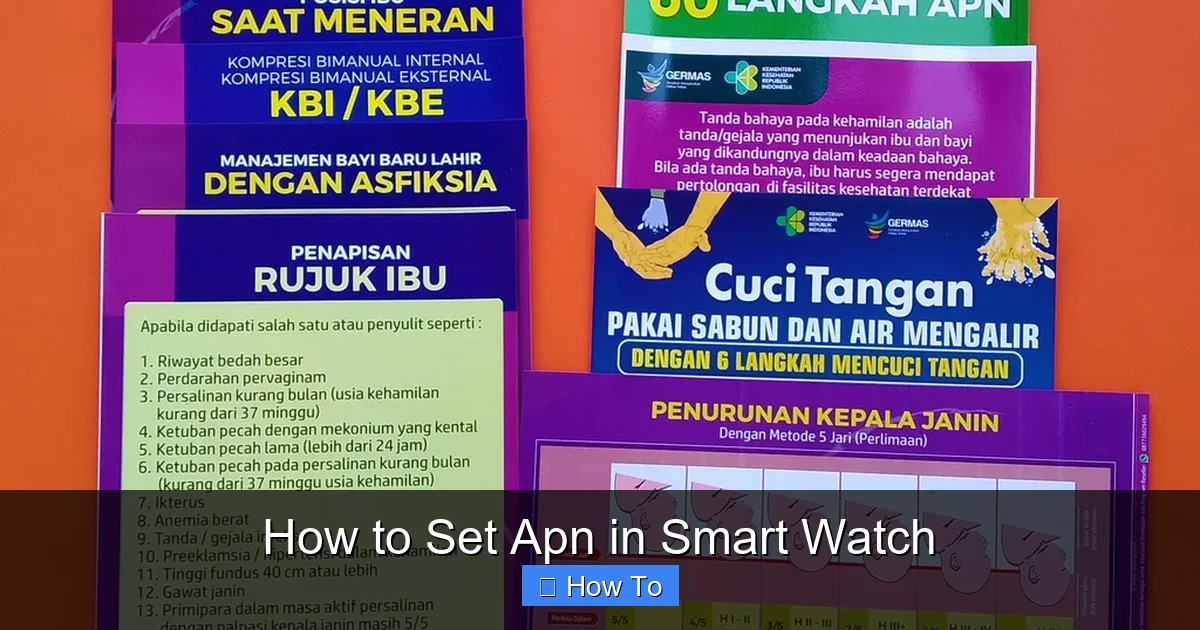 How to Set Apn in Smart Watch