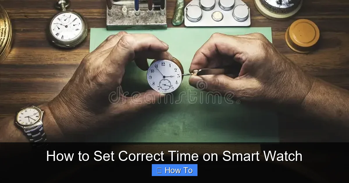 How to Set Correct Time on Smart Watch