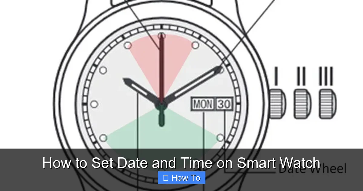 How to Set Date and Time on Smart Watch