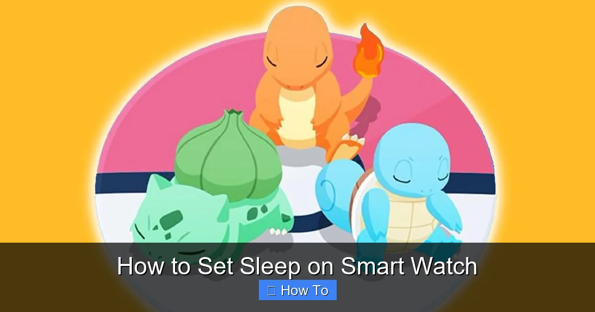 How to Set Sleep on Smart Watch