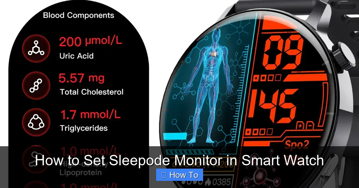 How to Set Sleepode Monitor in Smart Watch