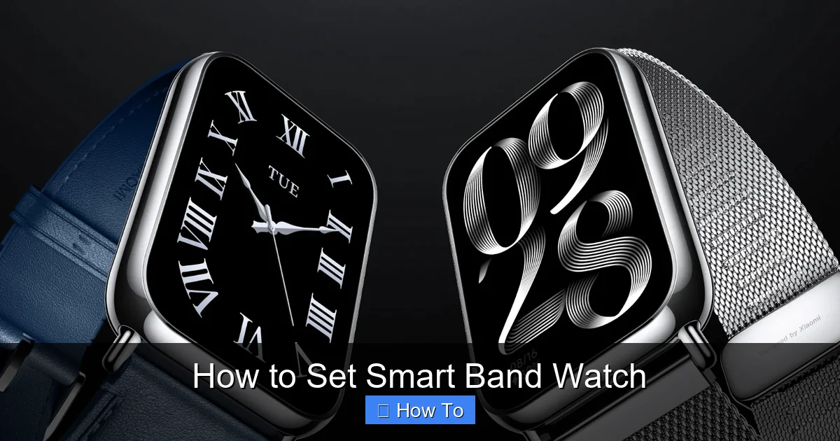 How to Set Smart Band Watch