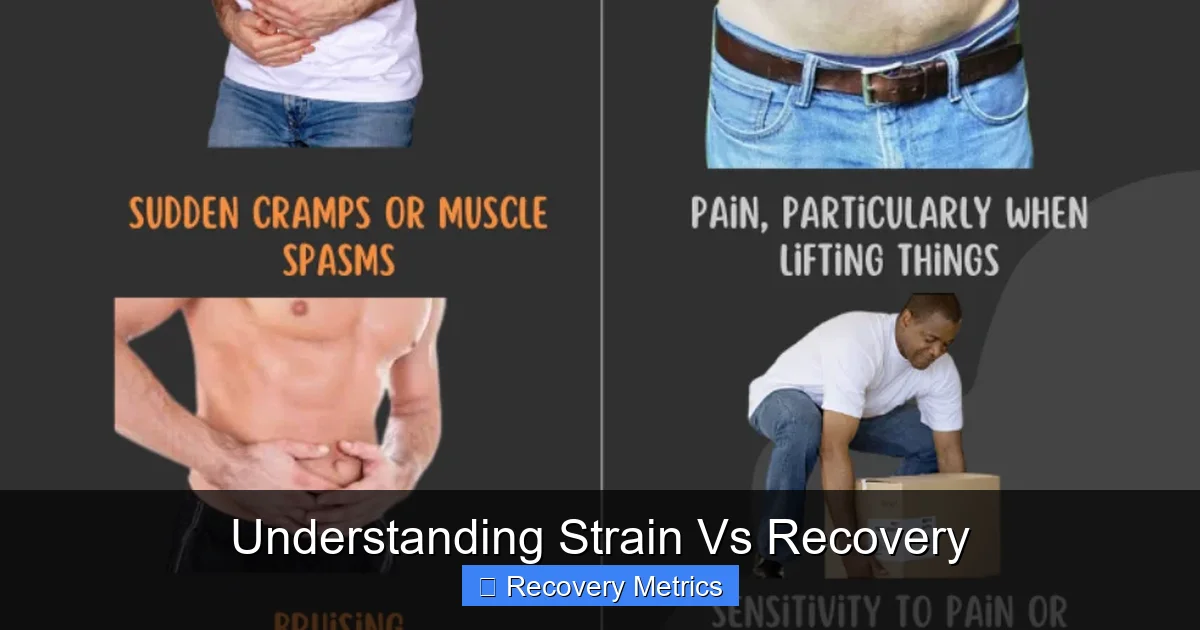 Understanding Strain Vs Recovery