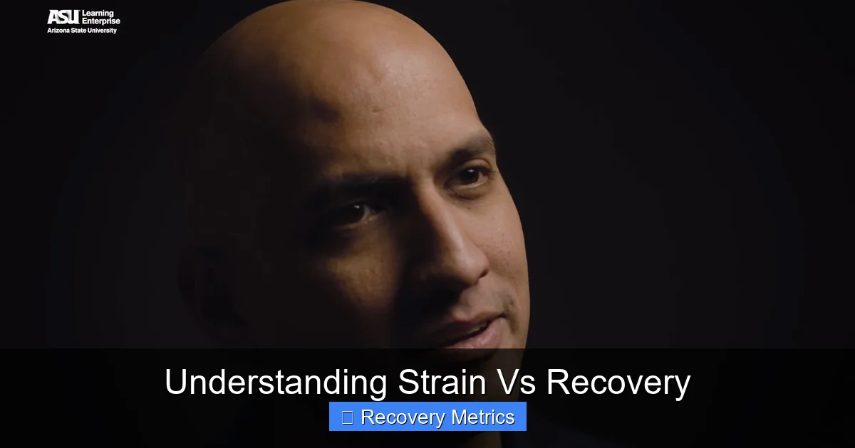 Understanding Strain Vs Recovery