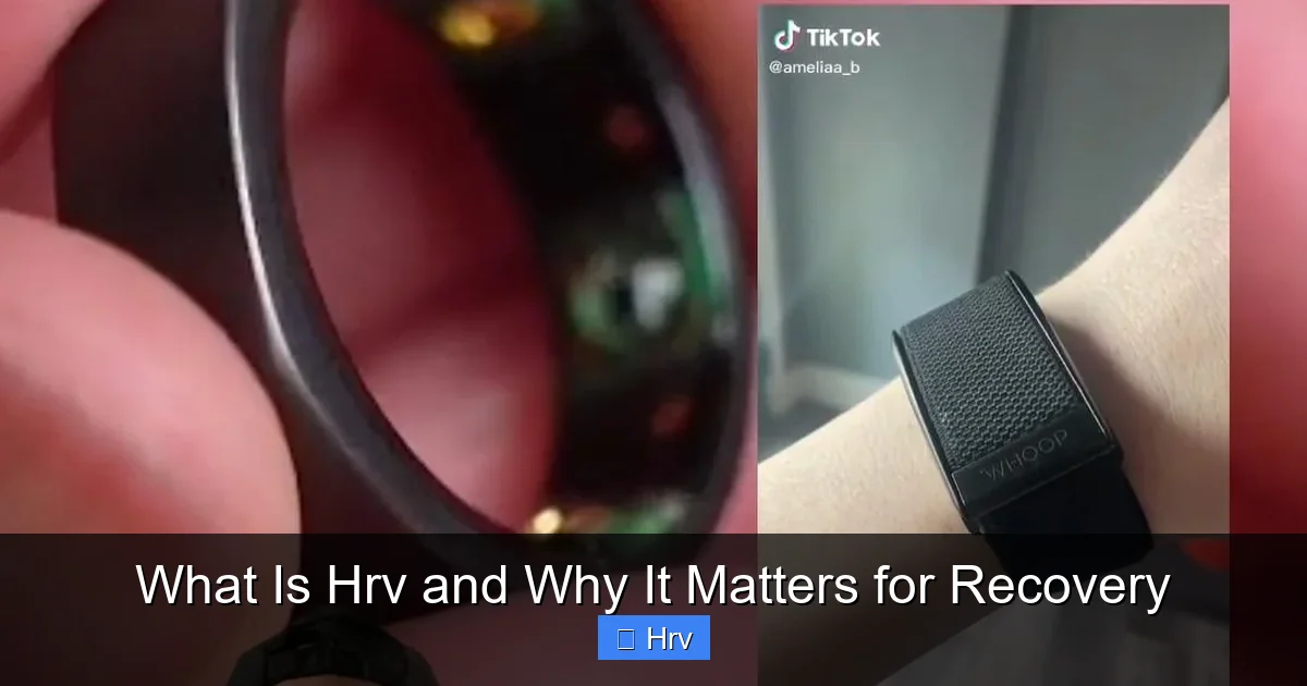 What Is Hrv and Why It Matters for Recovery